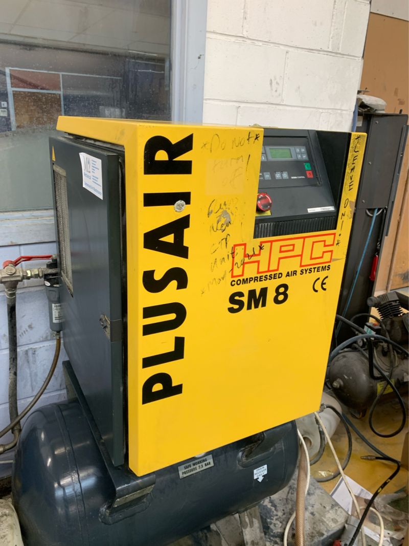 Compressed air maintenance Northamptonshire Chamber