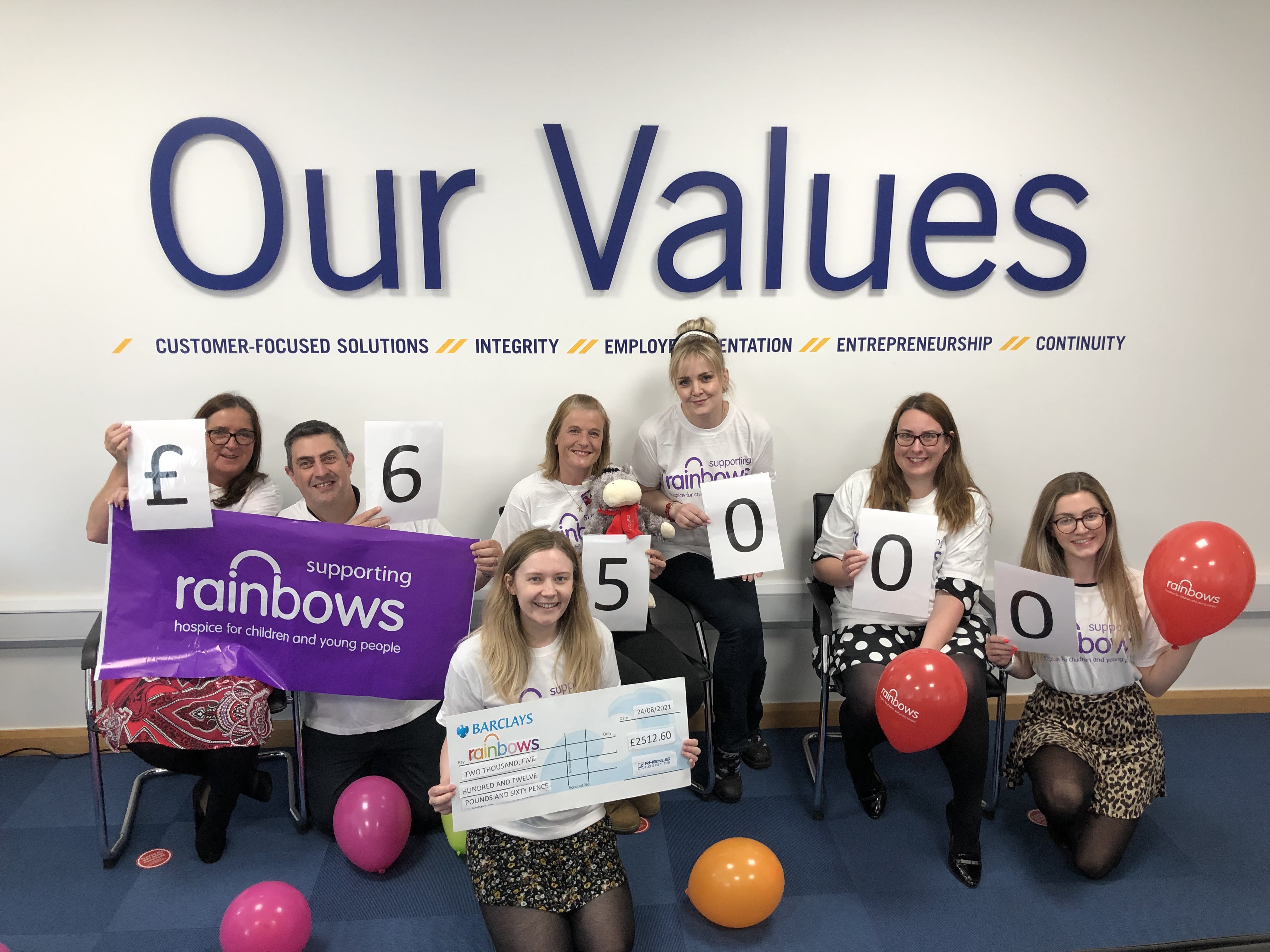 Logistics specialist Rhenus raises £65,000 for Rainbows