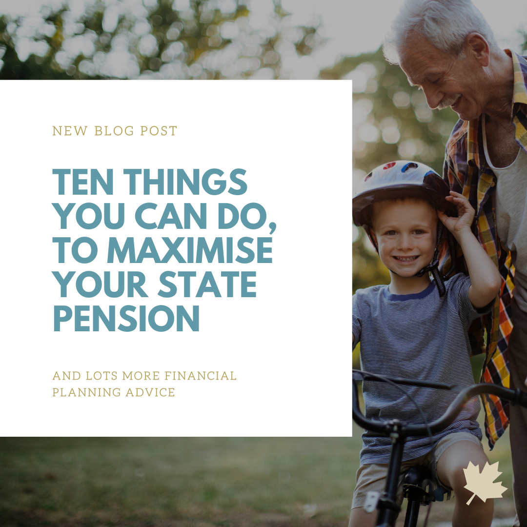 TEN THINGS TO DO, TO MAXIMISE YOUR STATE PENSION Northamptonshire Chamber