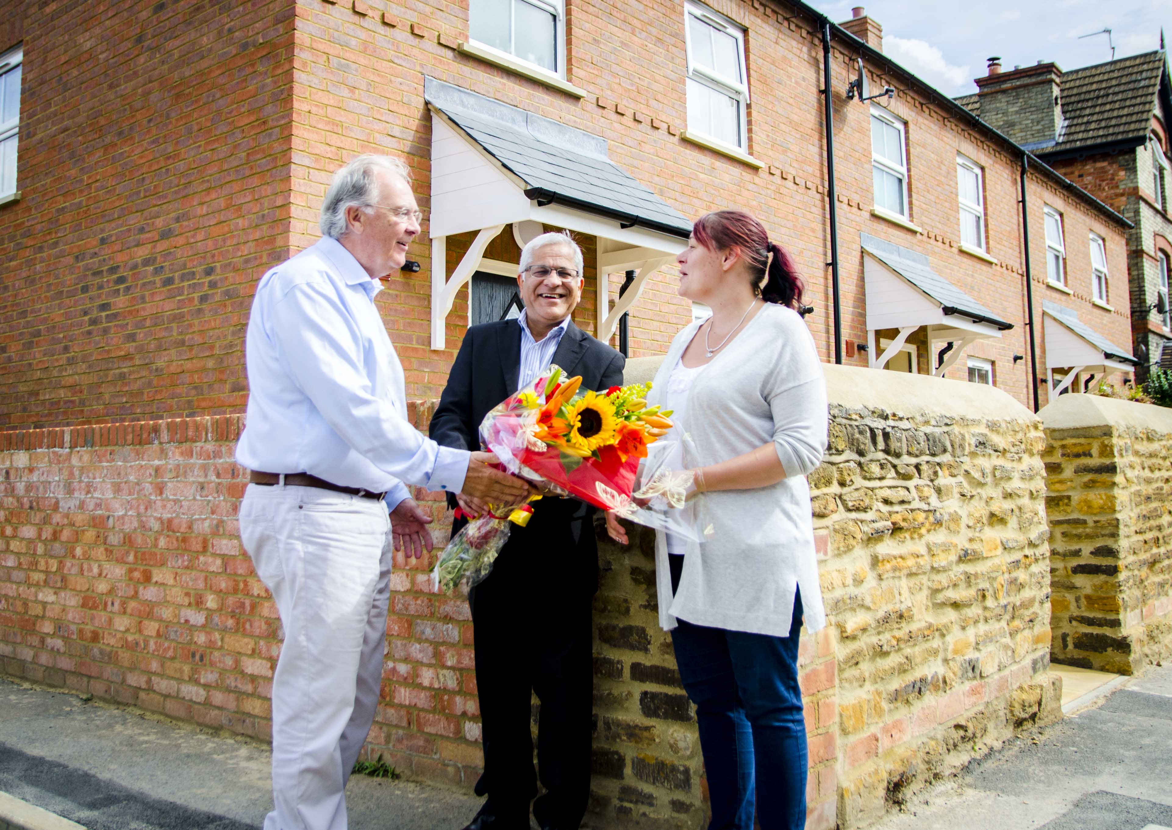 Council Leader opens new affordable homes in Kettering