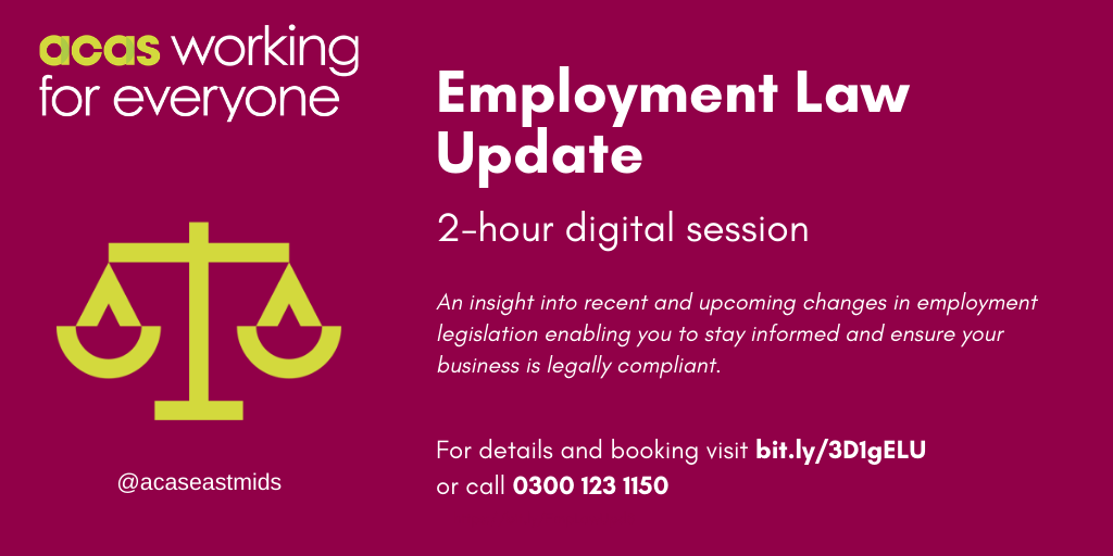 Employment Law Updates Northamptonshire Chamber