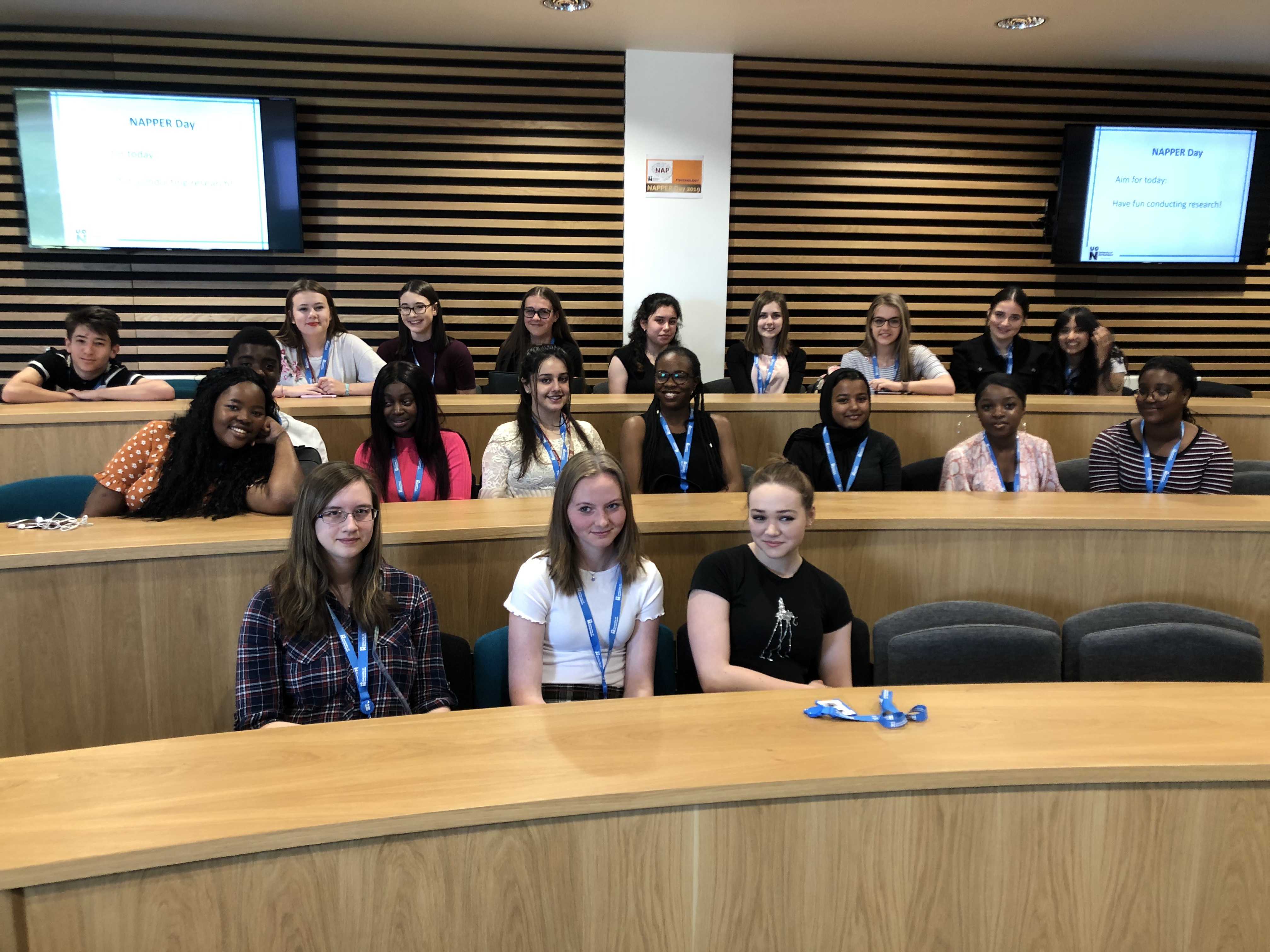 Budding psychologists don’t NAP during research taster day