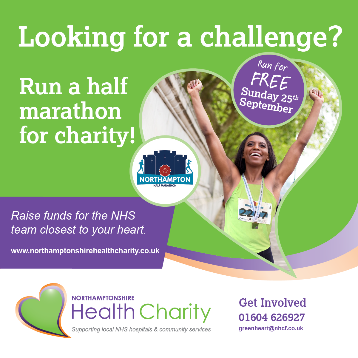 FREE charity places up for grabs in Northampton Half Marathon races