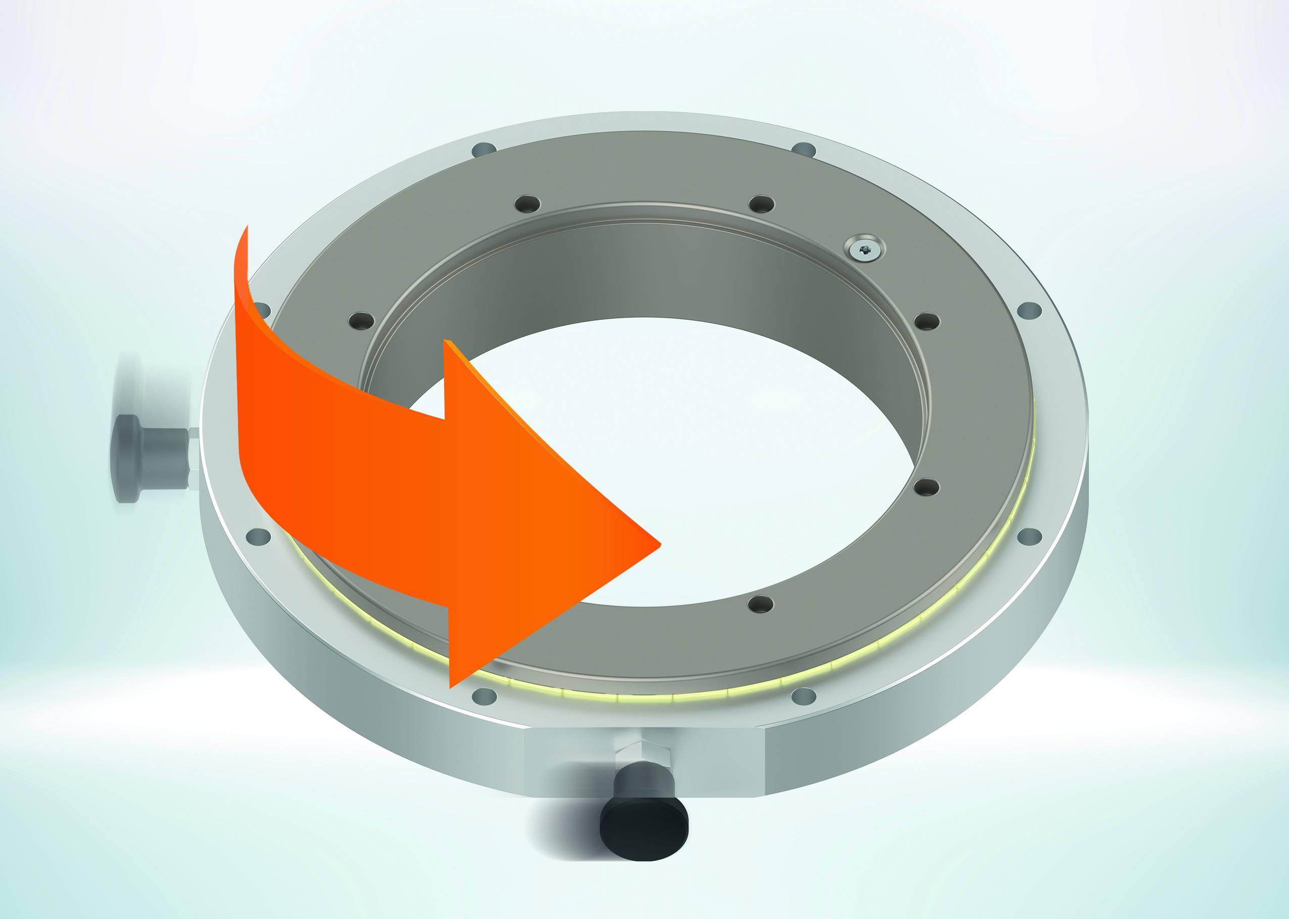 Lock and slide! igus rotary table bearings adjust quickly and precisely 