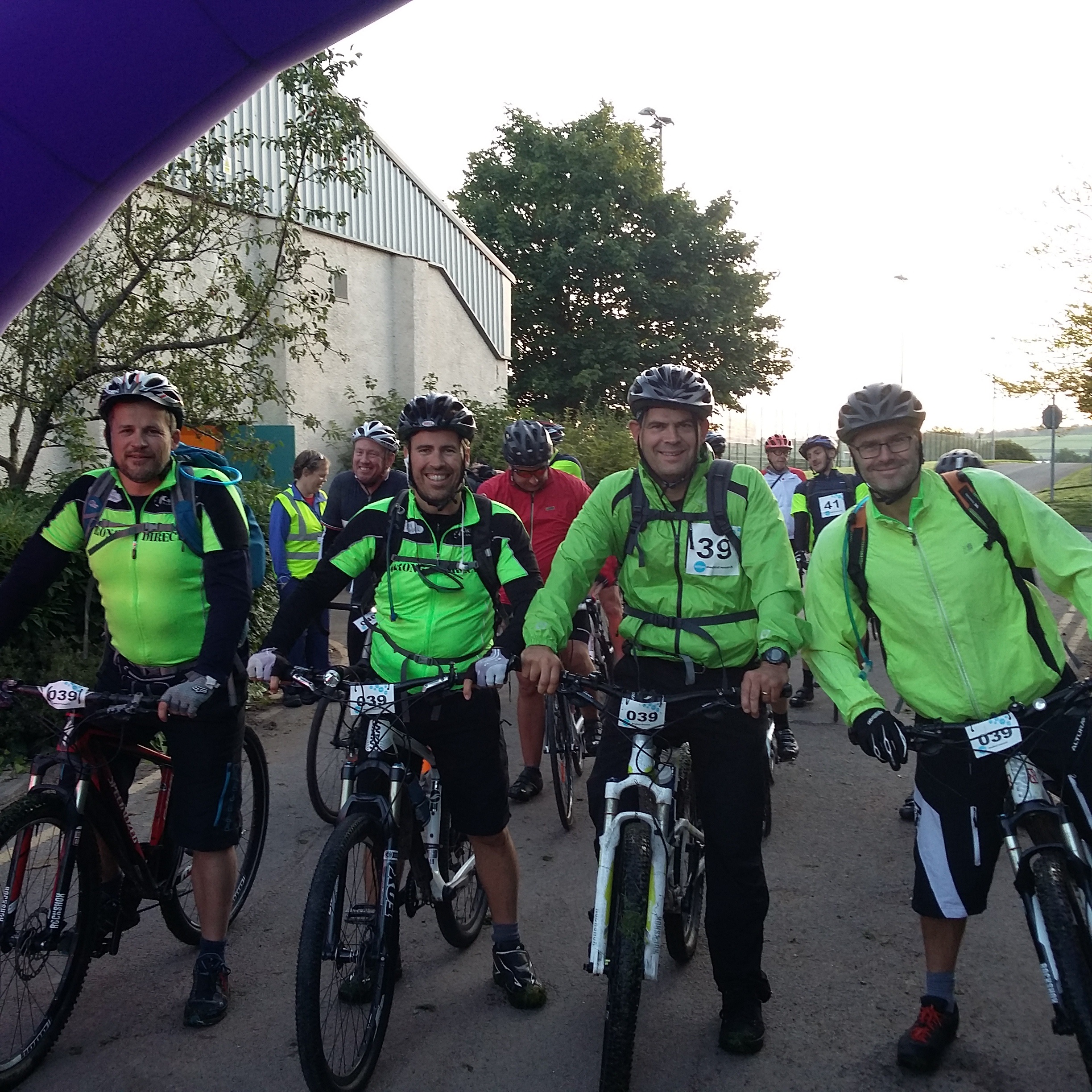 Triple Charity Challenge Success for Team Wrong Direction