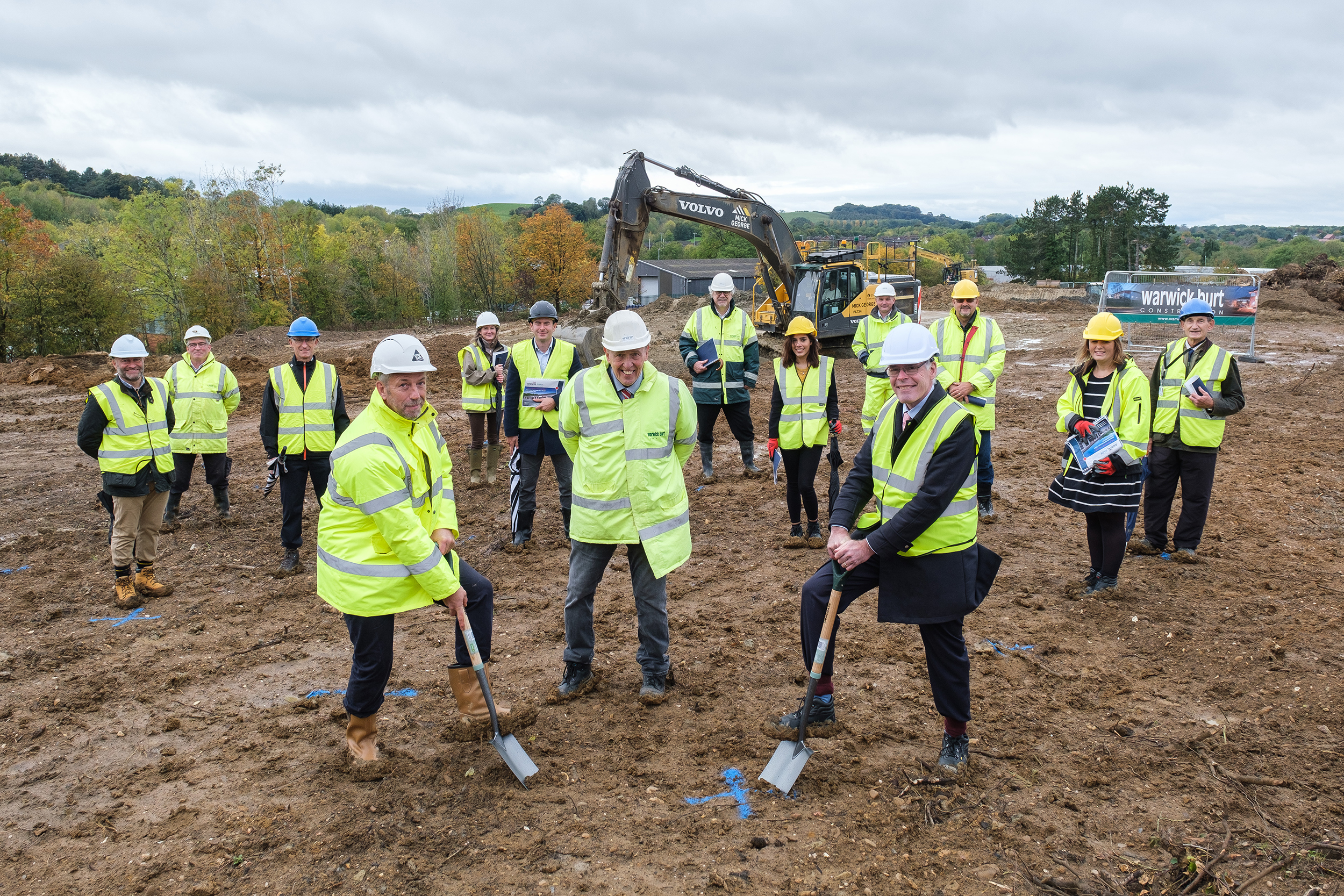 Breaking ground on a unique industrial development in Northamptonshire