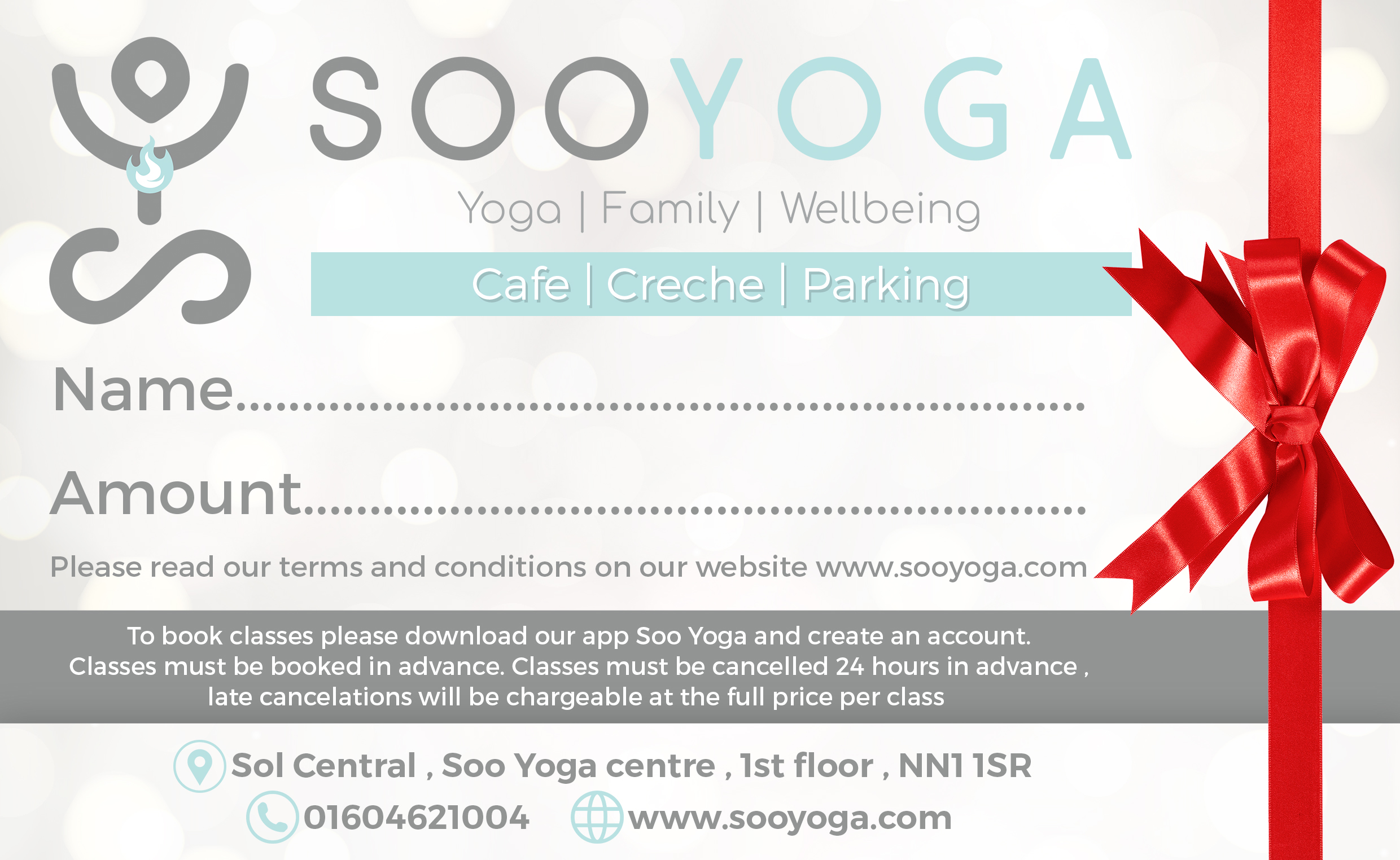 Christmas Offers at Soo Yoga Wellbeing Centre Northamptonshire Chamber