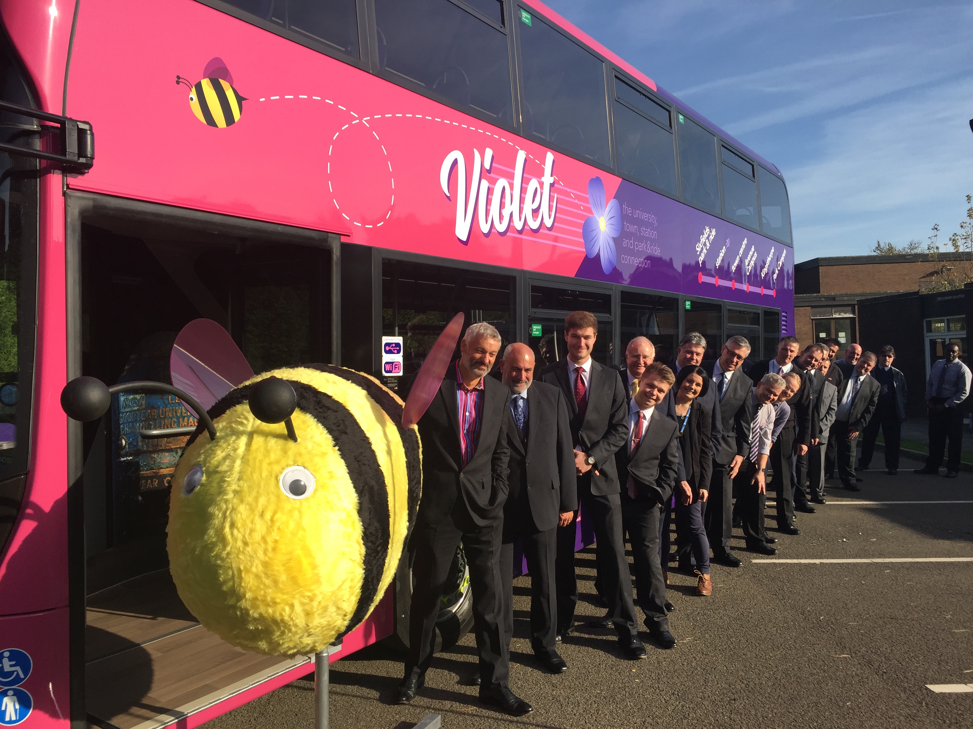 All aboard the new Violet buses!