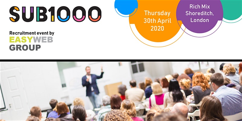 SUB1000 - The first ever Recruitment Conference for “everyday organisations” under 1000 employees