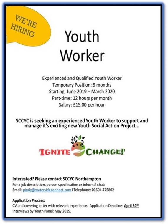 Youth worker required
